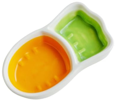 Cuenco de cerámica para hámster, plato de alimentación resistente de gran capacidad para hámsters enanos y mascotas pequeñas