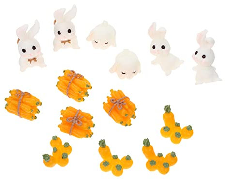 CIYODO 1 Ensemble Set de Décorations Micro de Modèles de Carottes pour Ornements de Jardin Adorables pour Décoration Jardin