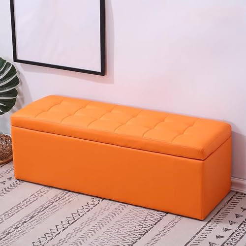 Generico Panca Contenitore Imbottita - Pouf Contenitore Versatile e Organizer per Scarpe per Soggiorno, Camera da Letto, Ingresso e corridoio - Elegante Baule Contenitore e Seduta Comoda