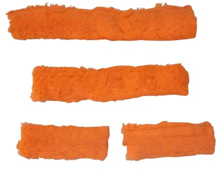 Milageto Horse Halter Noseband Covers Equine Supplies Protection, Soft Stable Use, Cushioned Bridle Accessories Tack Accessories, Orange