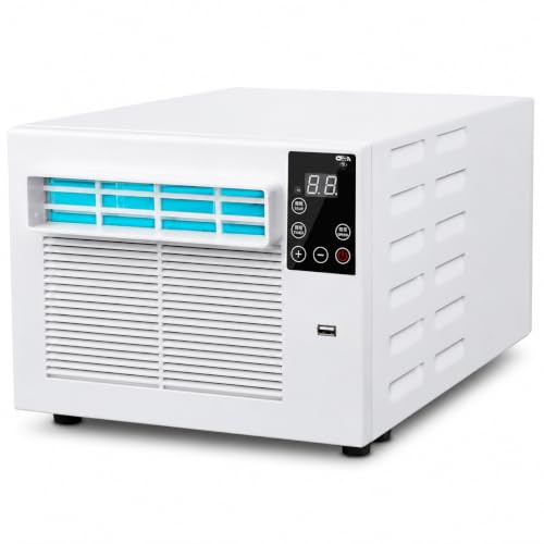Compact Portable Air Conditioner With Dehumidifier, Fast Cooling Freestanding Mini AC Unit For Bedroom, Kitchen And Mosquito Net