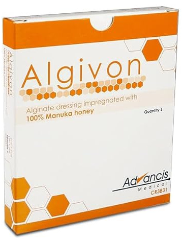 Phyto Treat Algivon Manuka Alginat 5x5 cm - 5 Stück