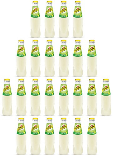 Schweppes Lot de 6 bouteilles en verre rafraîchissantes et sans alcool (4 x 18 cl) Citron vert citron et citron vert