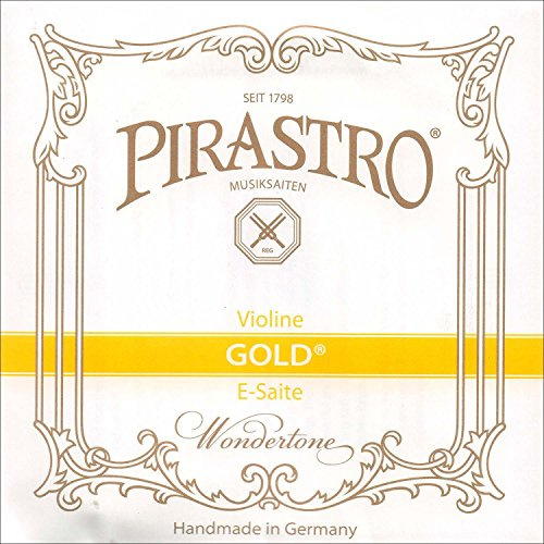 Pirastro Gold Label 4/4 Violine E-Saite – Mittel – Stahl – Schlaufe Ende