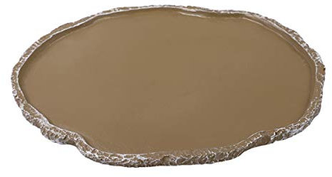 ueetek Haustiere Füttern Teller Reptile Futternapf Vivarium Lebensmittel Wasser Dish Kunstharz Schale für Schildkröte Gecko Schlange Pet Zucht Tablett