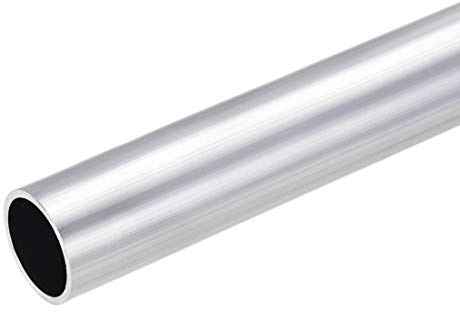 sourcing map 6063 Aluminum Round Tube, 30mm OD 26mm Inner Dia 300mm Length Seamless Straight Tubing