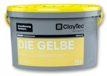 CLAYTEC Grundierung DIE GELBE mit Feinkorn Lieferformen Eimer (10 L)