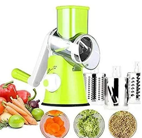DOBO Taglia e trita Verdure Manuale affetta Contenitore Multifunzione 3 Lame Cucina grattugia affetta Verdure trituratore Grossolano