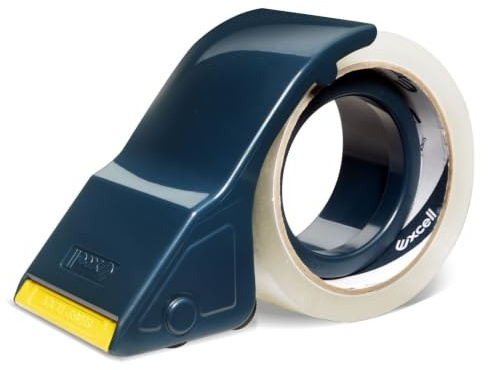 Excell lätt packtejpdispenser med 1 rulltejp, 5 cm bred handhållen tejpdispenser för flyttning, post och packning