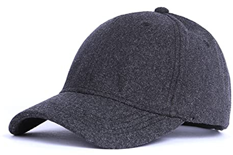 Zylioo M/L/XL/XXL Winter Basecap Großen Kopf, Fleece Running Cap, Warme Wolle Kappe Baseballkappe