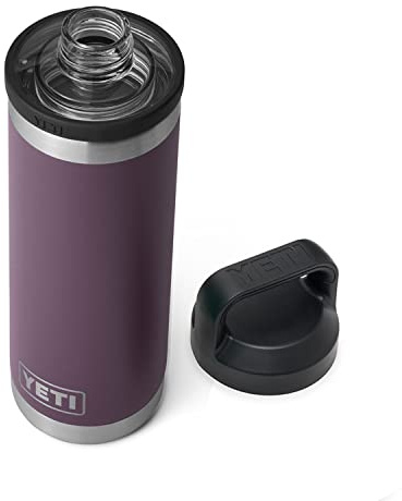 YETI Rambler Bouteille isotherme en acier inoxydable avec bouchon Chug – 532 ml – Violet nordique