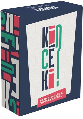 KICÉKI – Jeux de société Famille et Amis – 400 Questions pour révéler Les personnalités – Jeu de Cartes Adulte – idée Cadeau – Jeu de société - Nouvelle Version