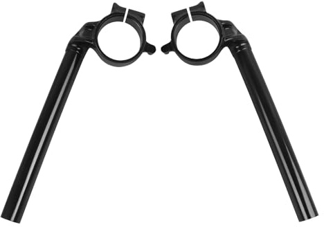 HAONEL 48mm Clip On Handlebars Compatible with Honda CBR600RR CBR 600 RR CBR600 RR F5 2003-2006 Left & Right Aluminum Motorcycle 7/8 Clip On Fork Tube Handlebars