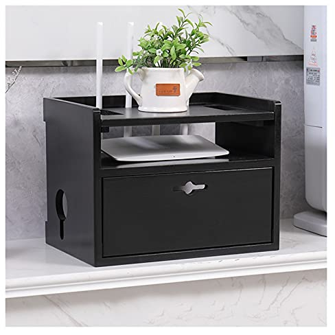 WAOCEO Kabelmanagement Hölzerner Router-Aufbewahrungsbox Multifunktionskabel-Management-Box Großer Speicherdraht-Keeperhalter, um Drähte und Leistungsstreifen auszublenden Kabelbox (Color : G)