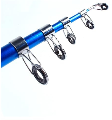 HKYBCF Angelrutenführer 36 Teile/schachtel Angelrute Guide Spitze Reparatur Kit Set DIY Auge Ring Edelstahl Rahmen TS Linie Guide Ring Zubehör Werkzeuge