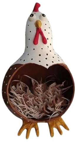 Chicken Egg Holder | Cute Chicken Shape Egg Storage Collector | Household Decor Holder for Home, Farm, School, Kitchen, Dorm, Workroom