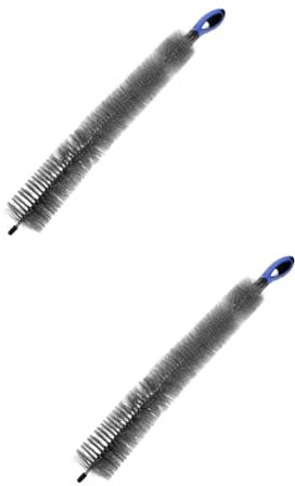 TOKIDNY 2pièces Brosse De Nettoyage pour Condenseur De Réfrigérateur Outil De Nettoyage De Radiateur Ventilation Brosse Pratique pour Éliminer La Poussière Équipements