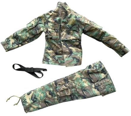Fenteer 1/6 Skala Männliche Uniform Anzug Hosen Mantel DIY Puppe Pretend Spielen Spielzeug Dress up Voller Anzug Puppe Kleidung für 12 männliche Action Figur