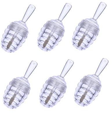Healeved Lot De 6 Tubes De Brillant À Lèvres En Nid D'Abeille Tubes De Teinte En Pot De Miel Tube De Brillant À Lèvres Vide Transparent Dentifrice Tache À Lèvres Pots De Brillant