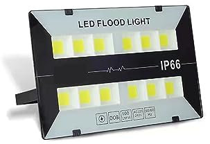 Foco LED Exterior, Reflector LED COB IP67 Impermeable 50W 100W 200W 300W Proyector De Iluminación For Jardín Al Aire Libre Luces De Inundación De Pared Calle para Garaje, Jardín, Patio, Parque(200W)