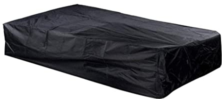 HoveeLuty Funda Resistente para Mesa de Billar de 6/7/8/9 pies, de poliéster, Resistente a los Rayos UV y al desgarro, Color Negro (160 x 115 x 50 cm). Funda para Mesa de Billar de 6/7/8/9 pies.