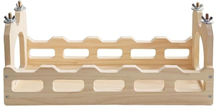 F Fityle Pont en Bois pour Cochon d'Inde, Facile à Installer, Design Creux, Jouets pour Chinchilla, Maison pour Petits Animaux, pour Hamsters, Souris, A