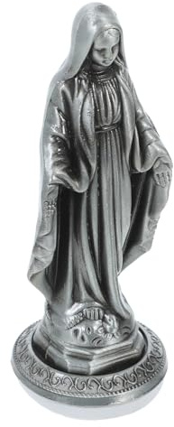 Kisangel Statua Di Maria in Lega Design Vintage Per Decorazione Cruscotto Auto Interni Veicoli Esposizione Casa Ufficio Articoli Da Scrivania