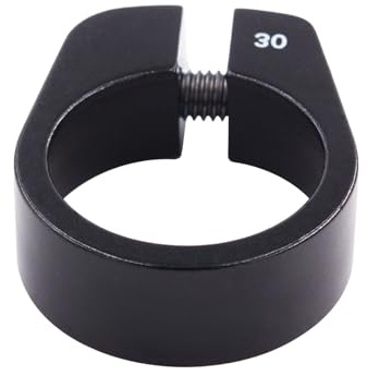 Collier de serrage de tige de selle de vélo en alliage d'aluminium de 30 mm pour vélo de route