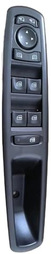 Pulsante Alzacristalli Per SCENIC MK3 2009 2010 2011-2016 Auto 809610017R Interruttore Controllo Alzacristallo Elettrico Anteriore Sinistro LHD Pulsante In Vetro 809615953R Auto Finestra Interruttore