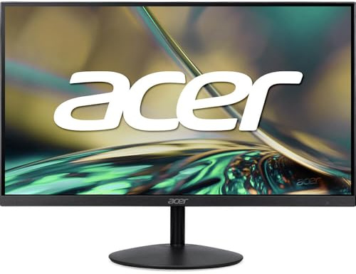acer 32 Inch FHD IPS Monitor 75Hz Full HD 1920 x 1080 LED Display Ultra Thin Design HDMI VGA Eye Care Technology 178 Degree Viewing Angle Essential Home Office Monitor