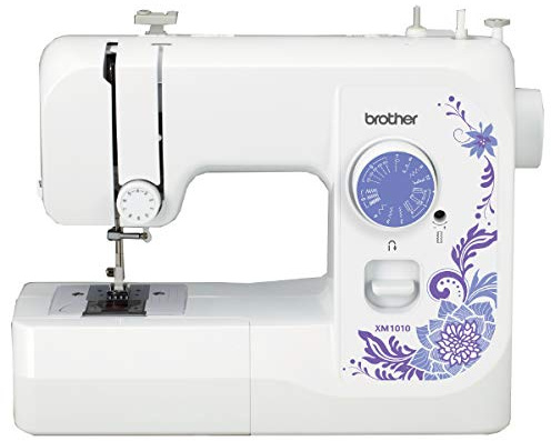 Brother Sewing Machine, XM1010, 10 Built-in Stitches, 4 Included Sewing Feet