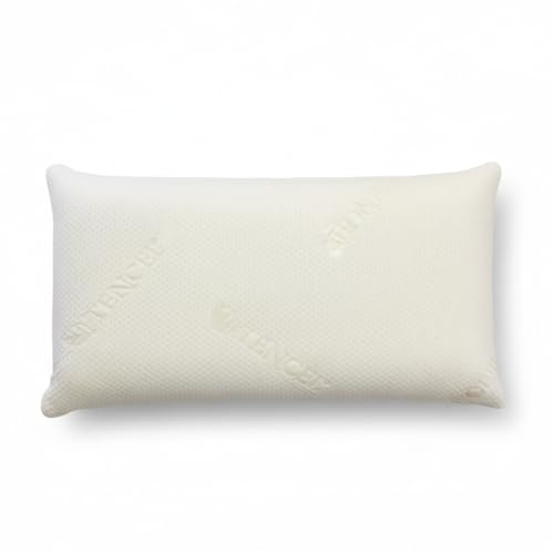 ESPiCO Kopfkissen Nackenschmerzen - Ergonomisches Kopfkissen Memory Foam - Orthopädisches Nackenkissen Memory Foam für Seitenschläfer & Rückenschläfer - Tencel Bezug - Waschbar - 70x35x12 cm