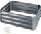 TecTake® arriate Rectangular sin Base, Acero Resistente a la Intemperie, huerto Urbano, jardineras Exterior, Usar con Tierra para Plantas, Incluye Guantes - 80 x 60 x 30 cm Gris Oscuro Rectangular
