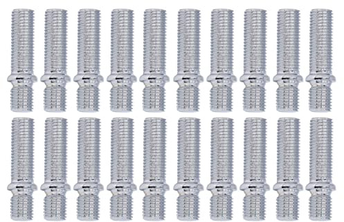 Radschraubenadapter, 20 Stück Radumbaubolzen 50 Mm Länge 33 Mm Schaft Radschraubenadapter Ersatz(M12x1.25 to M12x1.5) Radbolzen