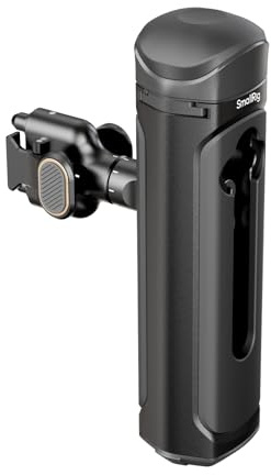 SMALLRIG Quick Release Side Handle Seitengriff für Universal Quick Release Mobile Phone Cage 4299 und Käfig für iPhone 17/16/15 Serie, Aluminium Griff mit Cold Shoe – 4403B