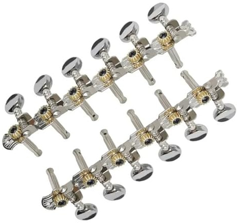 6L 6R Tuning Pins Tuner Head String Tuning Pins Für 12-saitige Akustische Gitarre Zubehör Gitarrenstimmer Gerät