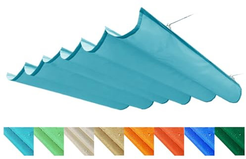 LXBAMKEA Einziehbare Welle Sonnensegel, Outdoor Überdachungspergola Abdeckung, Einziehbares Sonnensegel, Anti-UV Sonnenschutz Markise Mit Montagesatz, Deck, Hof, Garten, Hinterhof Dach Unterschlupf