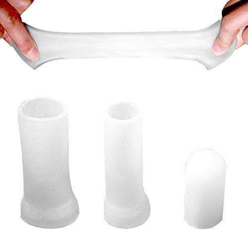 JSSMATE Male Penis Pumps Män Bigger Penis Extender Enlarger Pump Extension Enhancer Penisförstoring Silikon Pumping Glans Protection Cap för Penis Pumps Förstoring (3pcs big silicone tube)