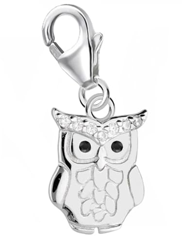Karabiner Charm Anhänger für Bettelarmband oder Charmkette 925 Silber Tiere