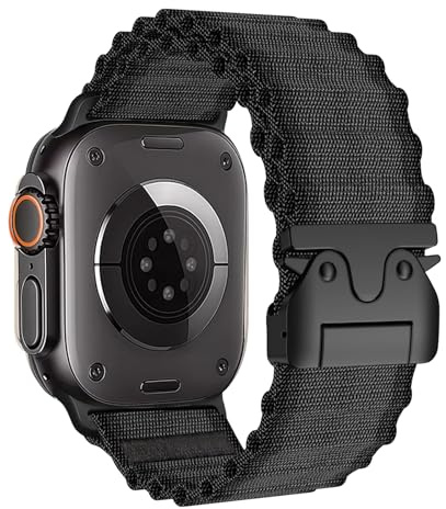 Correa para Apple Watch Ultra 2/3/1 49 mm 46 mm 45 mm 44 mm 42 mm 41 mm 44 mm 38 mm, Correas Deportivas De Nylon para Apple Watch Ultra（3/2/1 Serie 11 10 9 8 7 6 5 SE 4 3 2 1
