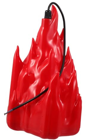 SOLUSTRE Flammenlampe Mit Led-flammeneffekt Künstliche Feuerlampe Für Gemütliche Atmosphäre Campinglampe Für Innen Und Außenbereich Flackerndes Licht Für Wohnzimmer Und