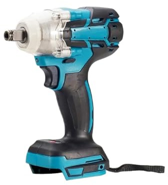 YFDGD Destornillador Impacto Llave De Impacto Eléctrica Inalámbrica De 520N.m, Llave Eléctrica Sin Escobillas, Taladro Manual, Herramienta Eléctrica For Batería De 388V(No battery not plug)