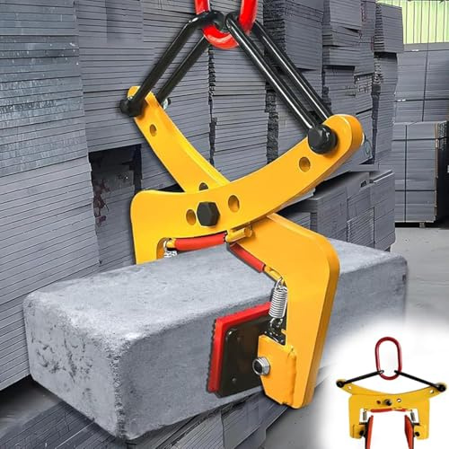 Abrazadera de elevación de granito ajustable de apertura de 40300 mm, abrazadera vertical resistente para levantar y transportar de forma segura bloques de hormigón, losas de piedra y materiales