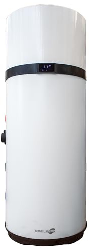 SIMPLETEK - Boiler 200 l mit integrierter Wärmepumpe, elektrischer Durchlauferhitzer für Solarmodule 1820 W, ideal für Photovoltaik, umweltfreundlich zu Hause
