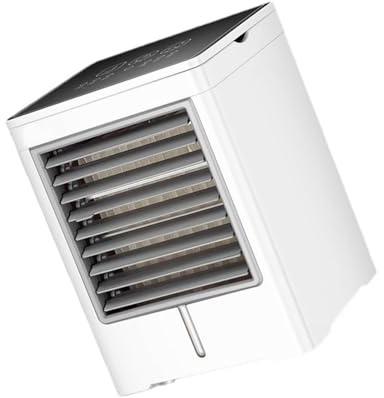 Aramox Aire Acondicionado Personal USB, Material ABS, Enfriador Evaporativo de 3 Velocidades, Ideal para Dormitorio, Tienda de Campaña, Coche y Camping