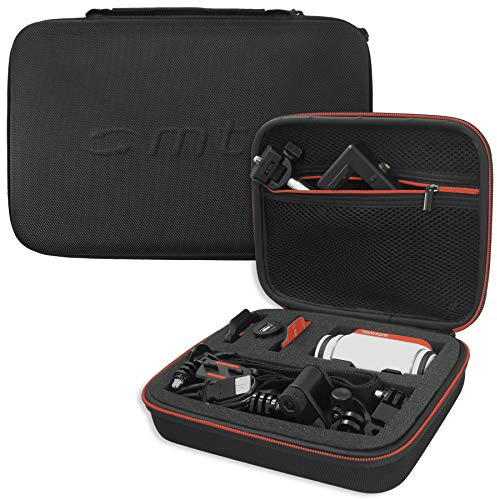 mtb more energy® Schutztasche XL für Garmin Virb Elite, X, XE/Contour Roam 3 / Ghost-S/Tomtom Bandit UVM... - Schwarz - Koffer Case Stecksystem Modular