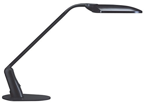 Unilux Schreibtischlampe Duo LED, blendfrei, schwarz