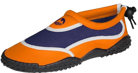 Lakeland Active Boy's Eden Aquasport Water Shoes - Orange/White/Navy - 11 UK Child