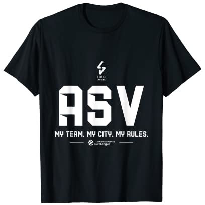 Teams - LDLC Asvel Villeurbanne (black) T-Shirt