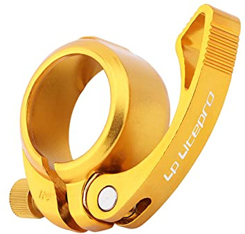 Sharplace Fahrrad-Sattelklemme für 33, Sattelstütze 41 mm Sattelklemme für Fahrrad-Klapprad, Gold